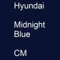 Preview: Hyundai, Midnight Blue, CM.